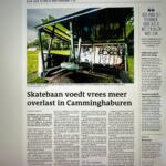 Krantenartikel Skatebaan Camminghaburen